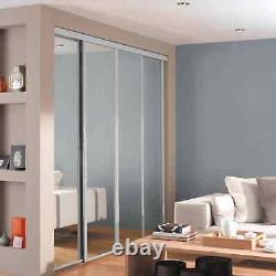4 Made to Measure Mirror Sliding Wardrobe Doors up to 4290mm (w) x 2490mm (h)
