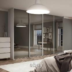 4x 762mm Silver frame and Mirror sliding doors for opening 2997mm
