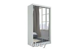 BRAND NEW PRETTY WARDROBE with sliding doors MANY SIZES & VARIOUS COLORS MRDE