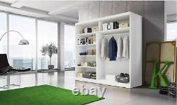 Brand New Beautiful Sliding Door Wardrobe! 120 White With Or Without Mirror