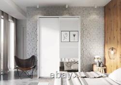 Brand New Bedroom Mirror Sliding Door Wardrobe Arti 21 in White Matt 160cm