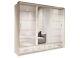 Brand New Large Luxury White Gold Silver Sliding Wardrobes (pick Up Only)