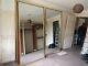 Built-in Wardrobe With Mirrored Sliding Wardrobe Doors X 4 With Tracks