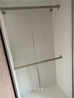 IKEA PAX Wardrobe Sliding Mirror Doors (disassembled)