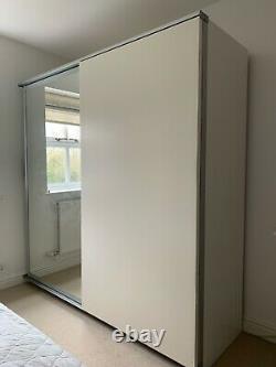 IKEA Pax double wardrobe with sliding doors. Good condition