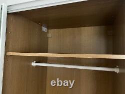 IKEA Pax double wardrobe with sliding mirrored doors 150X200cm