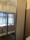 Ikea Pax Double Wardrobe With Sliding Mirrored Doors White Panelled