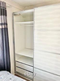 IKEA Wardrobe with Double Sliding Doors and Drawers