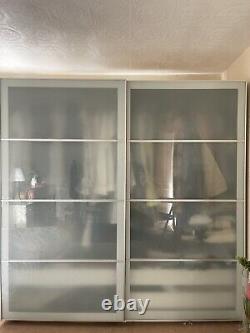 Ikea Pax DOORS ONLY! 2 x Frosted Glass sliding doors, each door 100x66x201