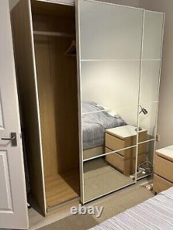 Ikea pax wardrobe mirror doors