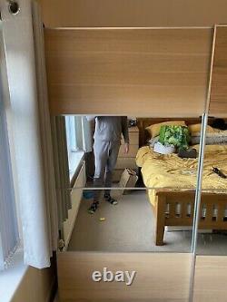 Ikea pax wardrobe sliding doors 200cm X 44cm X 201cm With Mirrors