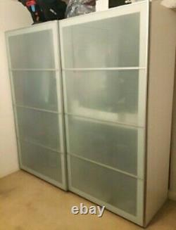 Ikea pax wardrobe with mirror sliding doors