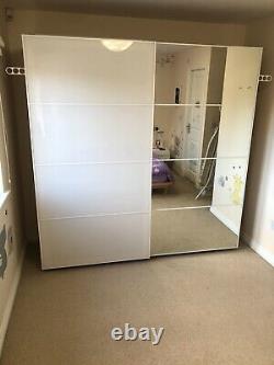 Ikea wardrobe mirror sliding doors