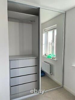 Made-to-Measure Mirror Fitted Wardrobe Sliding Doors to suit 2360(W) x 2395(H)
