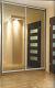 Mirror Sliding Doors, Made To Measure, 3 Anthracite Mirror Doors To 2220w X 2235h