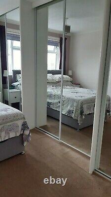 Mirrored sliding door wardrobe (6 doors)