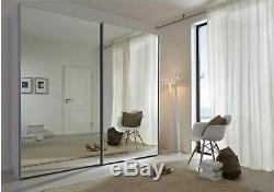 Modern Glass door Komet White German Mirror Sliding Wardrobe Door 2-3m
