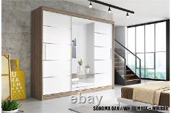 Modern Sliding Door Wardrobe Solid Quality 250 cm width