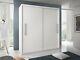 Modern Design Wardrobe Turin 6 Ft 8 Inch Mirrored Sliding Doors Free Delivery
