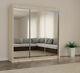 New Wardrobe Sliding Doors Mirror Bedroom Living Furniture Mrde180 Oak Colour