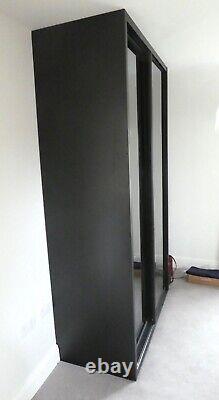 New Glide and Slide Mirrored Wardrobe with 2 Sliding Doors