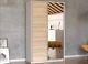 New Modern Sliding Door Wardrobe Hit In White Matt And Oak Sonoma 120cm Mirror