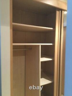 Nolte fitted wardrobe with sliding Mirrored doors (two available)