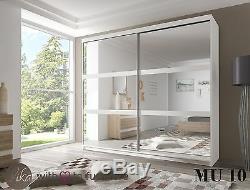 Perfect Bedroom Wardrobe Mirror''MU'' Sliding Door 233 Wide Perfect interior