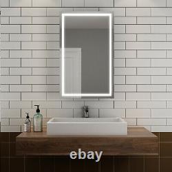 Sliding Door LED Light up Bathroom Mirror Cabinet Shelf Wall Hanging Sensor