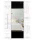 Sliding Wardrobe Doors High Gloss Mirror Colour Panels 650mm X 2000mm