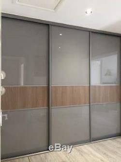 Sliding Wardrobe Mirror Gloss Panel Doors. Made To Measure. Custom Design