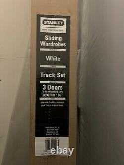 Stanley Mirrored Sliding Wardrobe Doors Qty x2 / size 36 914mm with track