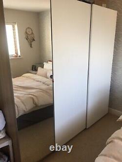 Triple IKEA Wardrobes with Mirror and Sliding Doors