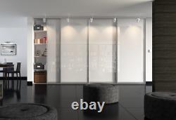 Uk Hand Made 447cm Opening Fitted Sliding Wardrobe Doors + Free Track & Delivery