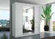 Wardrobe Dalmatia 200 Cm With Mirror 2 Sliding Doors Perfect Interior