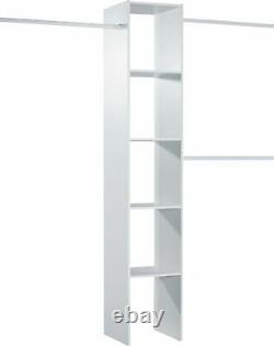 White Frame Mirror Sliding Wardrobe Door Basix Kit 91.4cm
